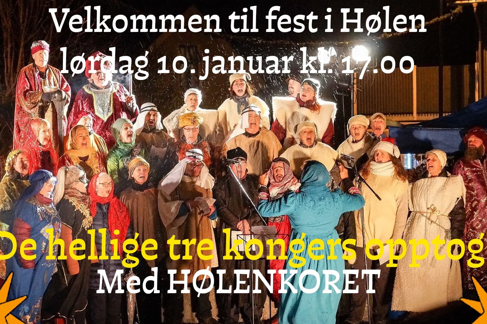 Konsert - Hellige 3 kongers opptog i Hølen