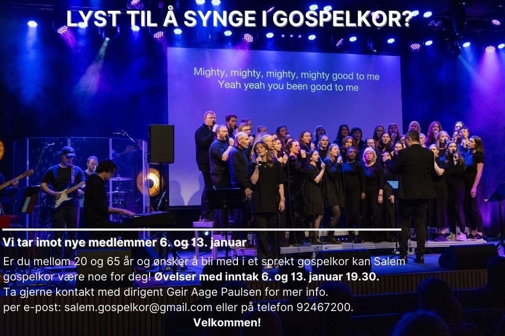 Konsert - Inntak av nye medlemmer 6. og 13. januar